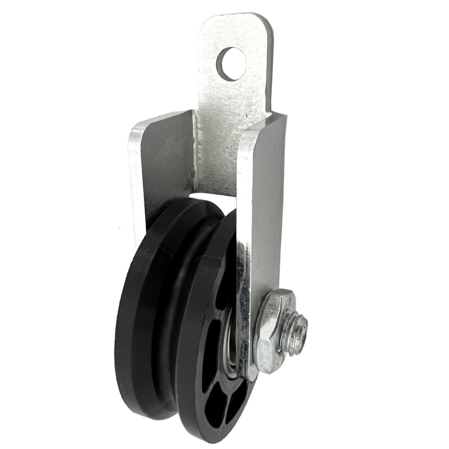 Cable Pulley Ø 52 mm / Ø 8 mm - with steel bracket